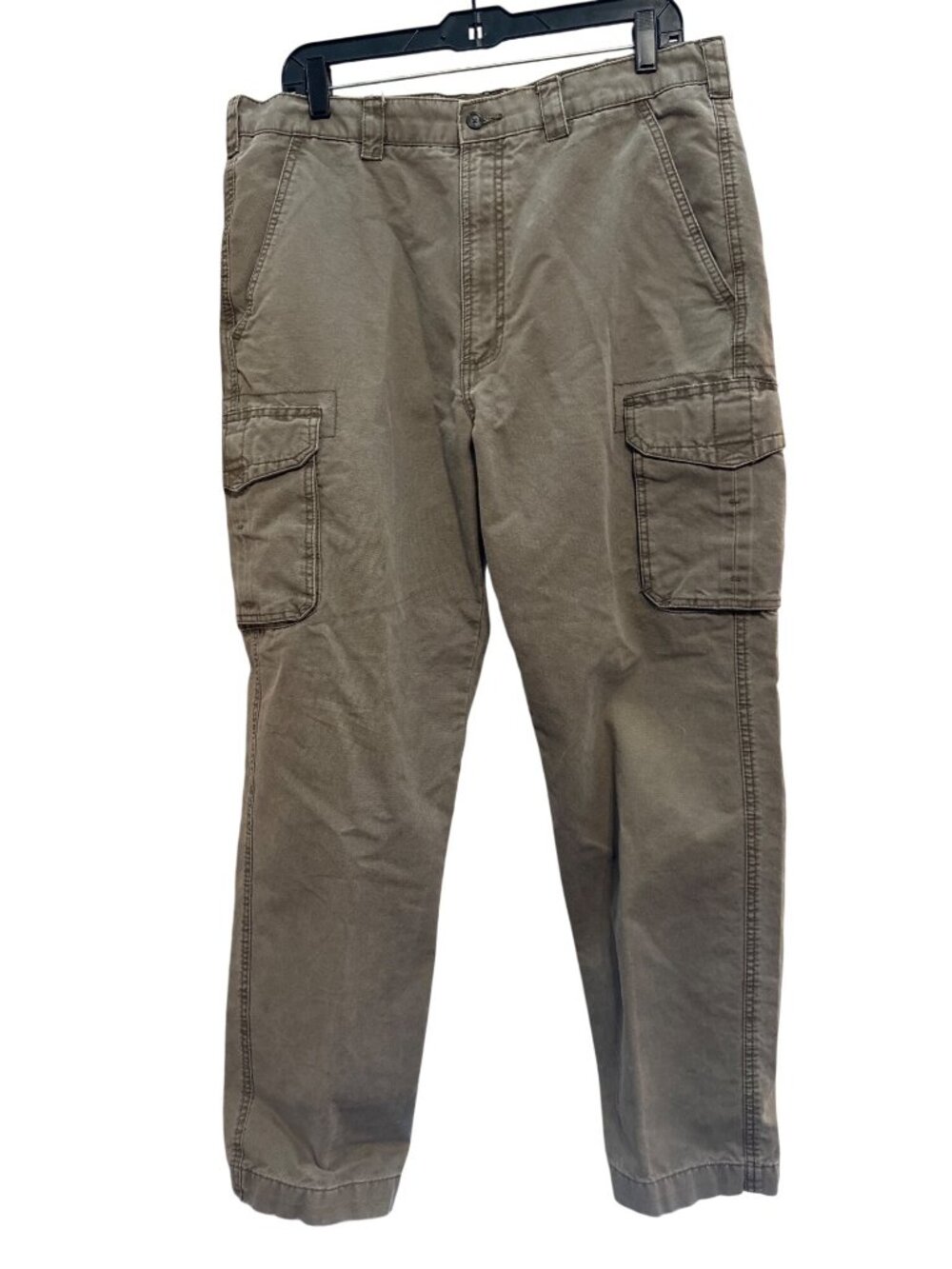 St John's Bay Y2K Brown Cargo Pants 36 x 32 EUC